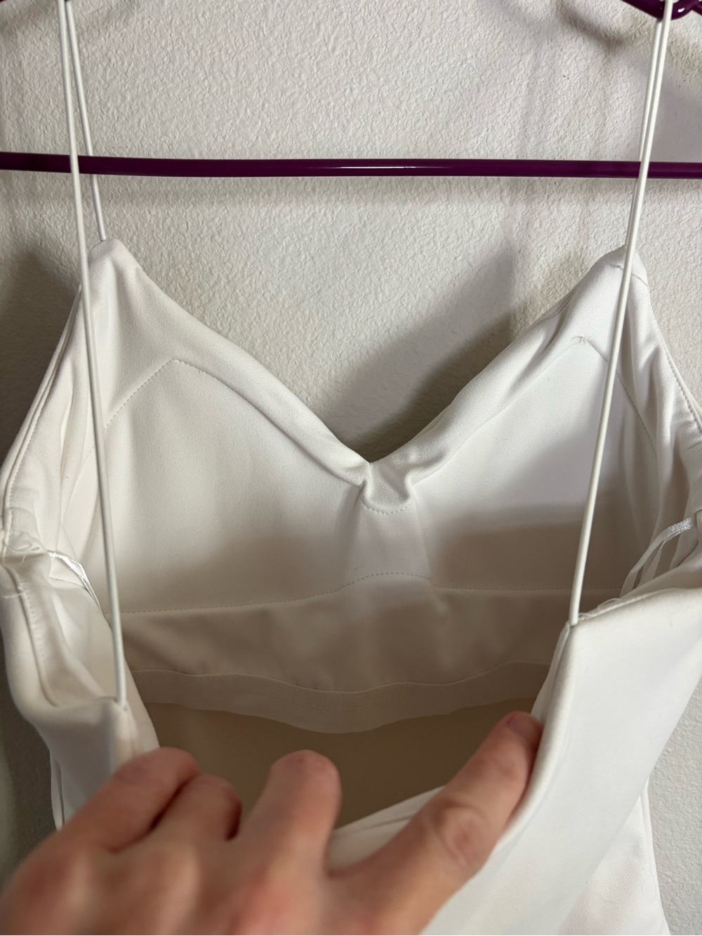 Sincerely Jules White V-Neck Spaghetti Strap Camisole - Picture 4 of 4